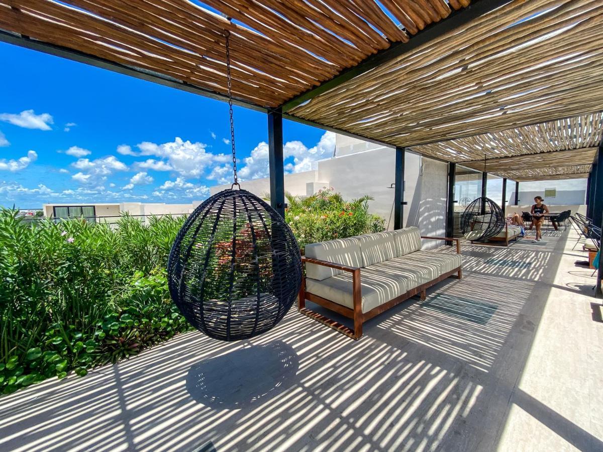 Big Studio At Kaab By The Beach With Roof Top Pool, Sauna And Jacuzzi Near Paseo Del Carmen Mall Playa del Carmen Exterior photo